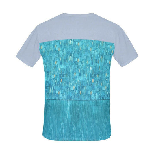 Men's Elsa Inspired Short Sleeve Shirt