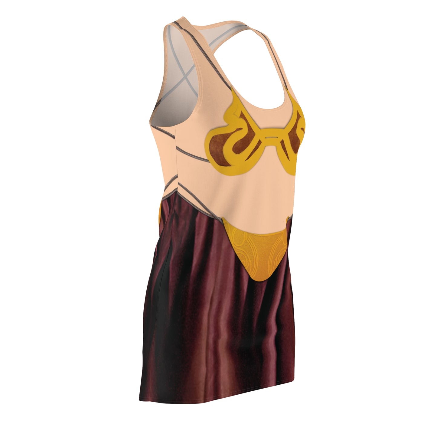 Women's Slave Leia Inspired Racerback Dress