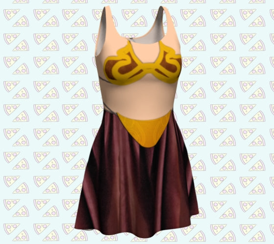 Slave Leia Inspired Sleeveless Dress