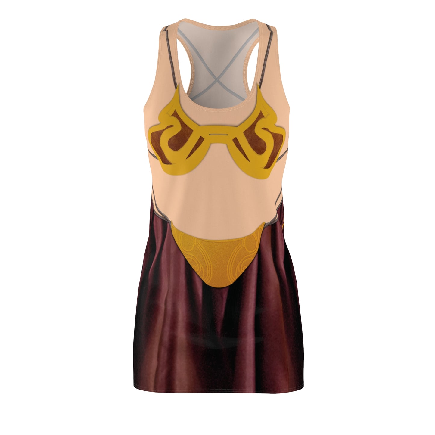 Women's Slave Leia Inspired Racerback Dress