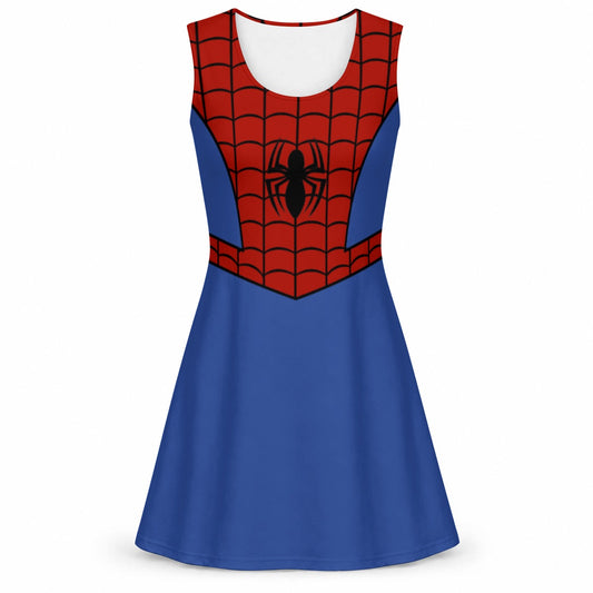 Peter Inspired Sleeveless Flare Dress