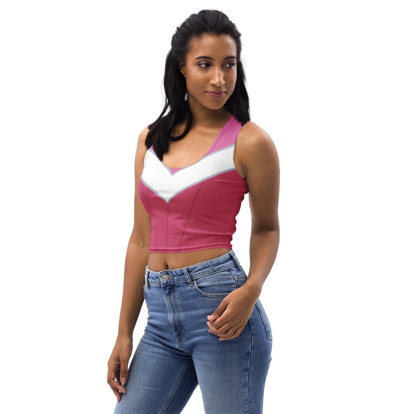 RUSH ORDER: Pink Aurora Inspired Crop Top
