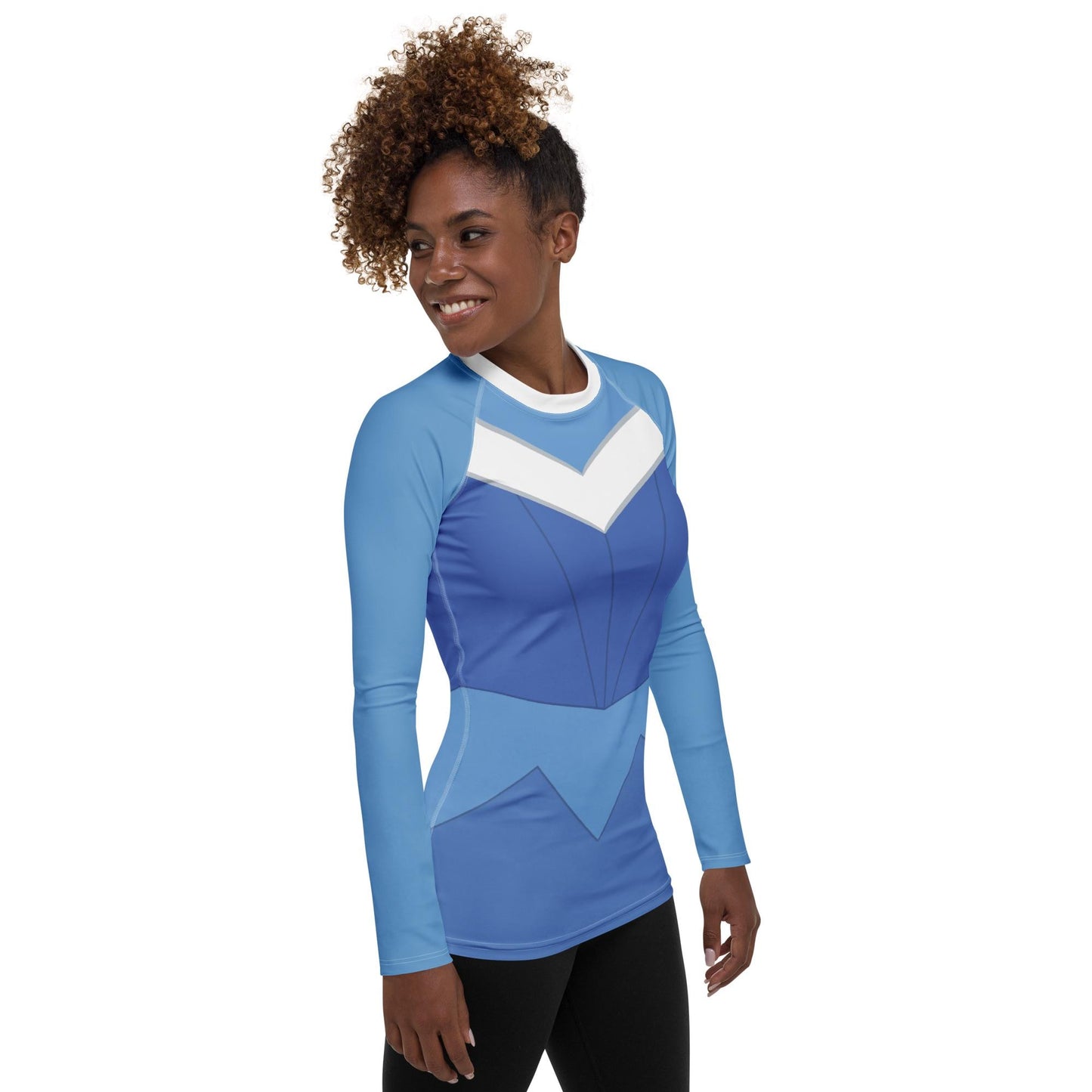 RUSH ORDER: Blue Aurora Inspired ATHLETIC Long Sleeve
