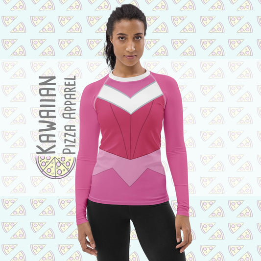 RUSH ORDER: Pink Aurora Inspired ATHLETIC Long Sleeve