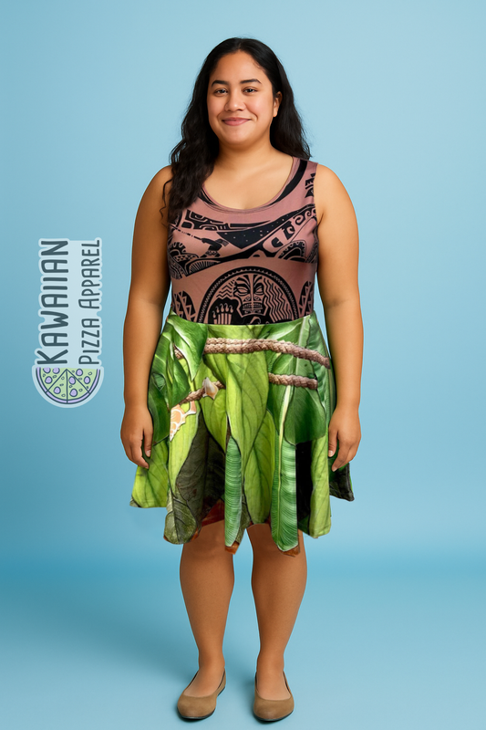 Maui Inspired Skater Dress