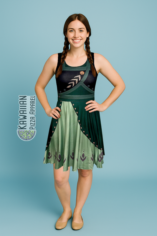 Queen Anna     Inspired Skater Dress