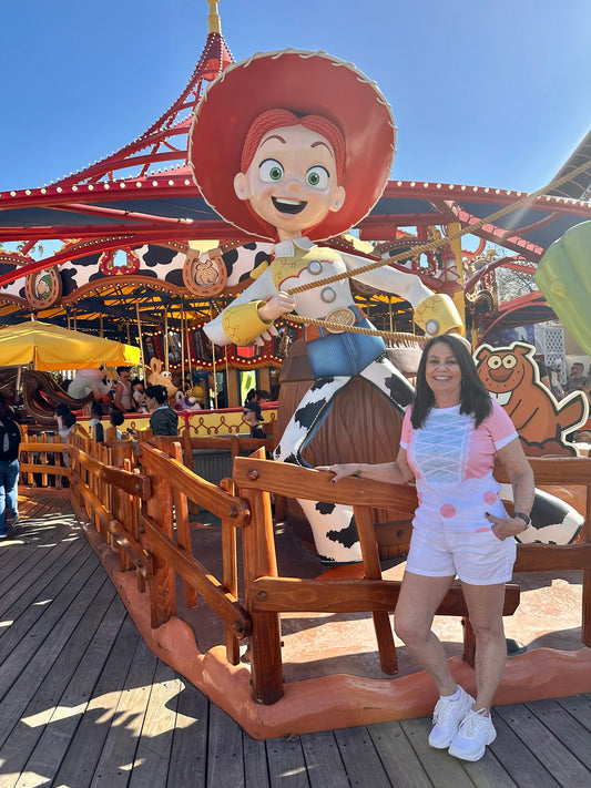 Women's Bo Peep  Inspired Short Sleeve Shirt