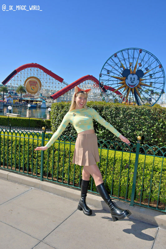 Women's Nick Inspired Recycled long-sleeve crop top