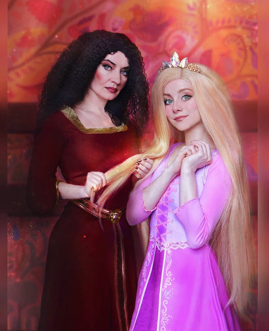 Rapunzel Inspired Sleeveless Flare Dress