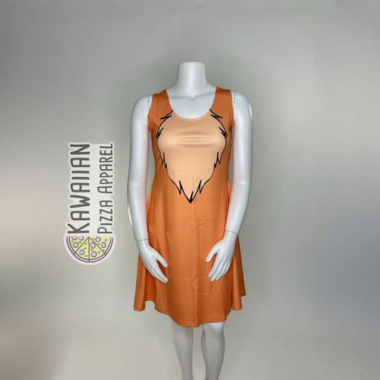 Lady Inspired Sleeveless Flare Dress