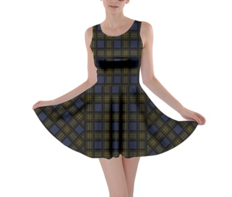 Clara Oswald Inspired Skater Dress 3XL Clara Oswald Inspired Skater Dress 3XL