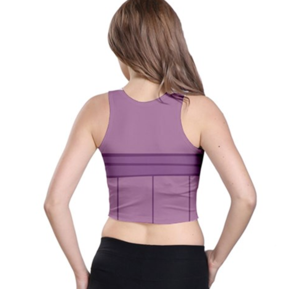 Megara Inspired Racerback Crop Top