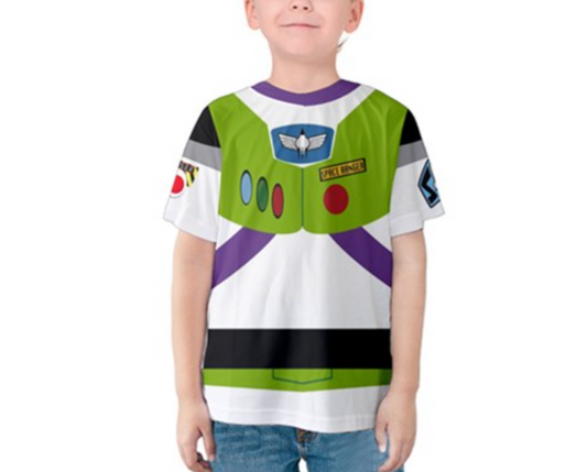 Kid's Buzz  Inspired Short Sleeve Shirt
