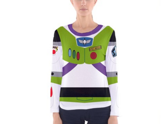 Women's Buzz Inspired Long Sleeve V-Neck Shirt