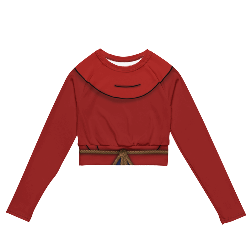 RUSH ORDER: Sorcerer Mickey Recycled long sleeve crop top