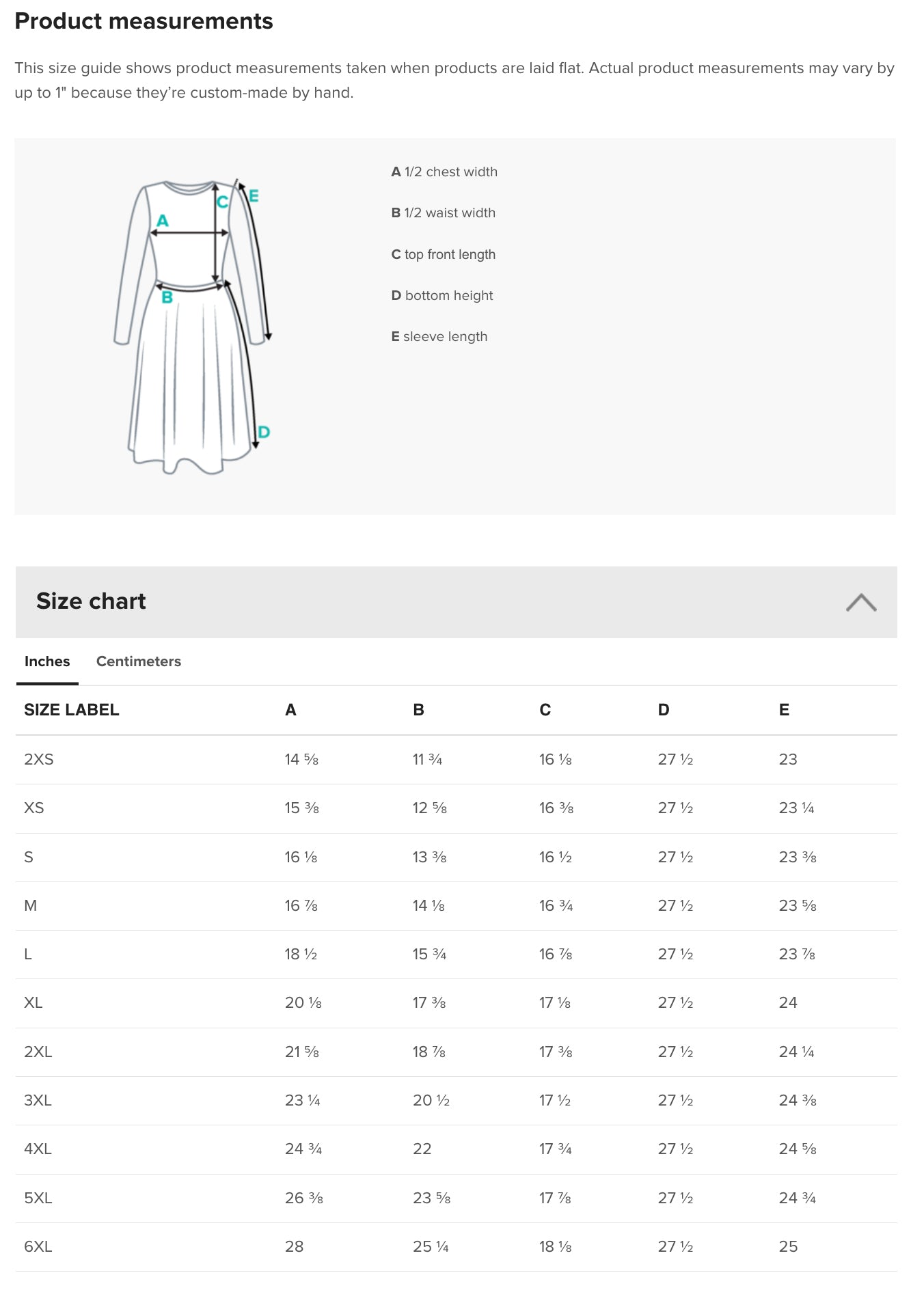 a women's dress size guide