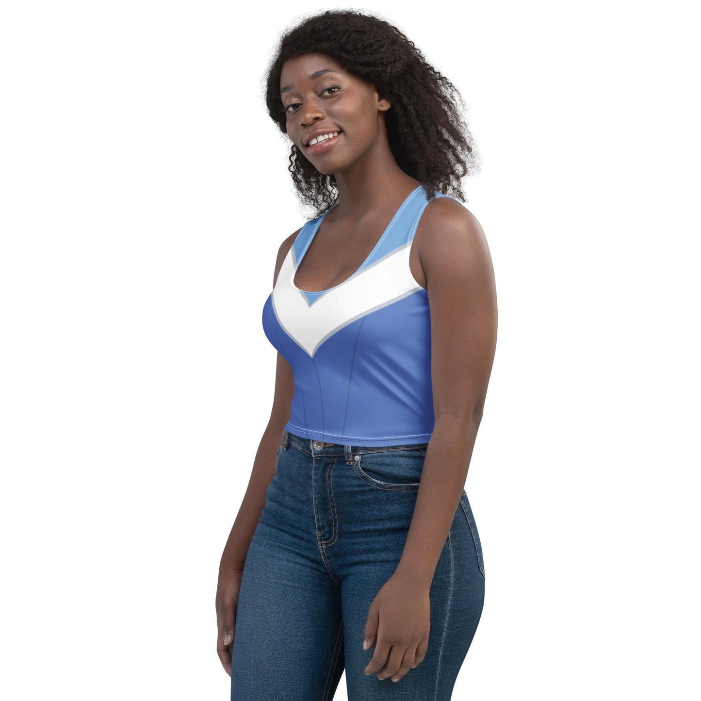 RUSH ORDER: Blue Aurora Inspired Crop Top