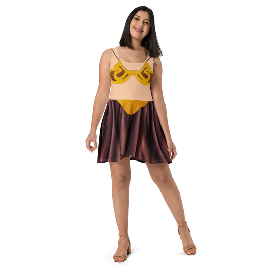 Slave Leia Inspired Skater Dress