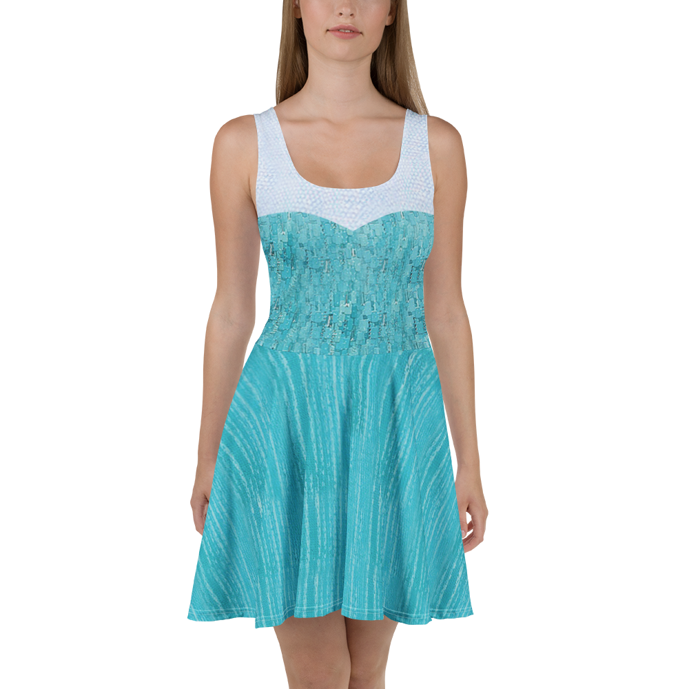 Elsa Inspired Skater Dress