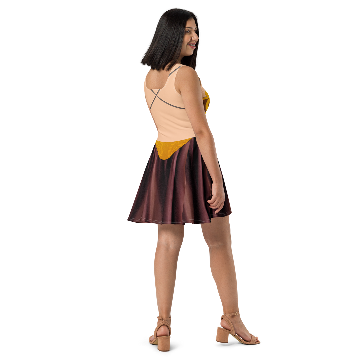 Slave Leia Inspired Skater Dress