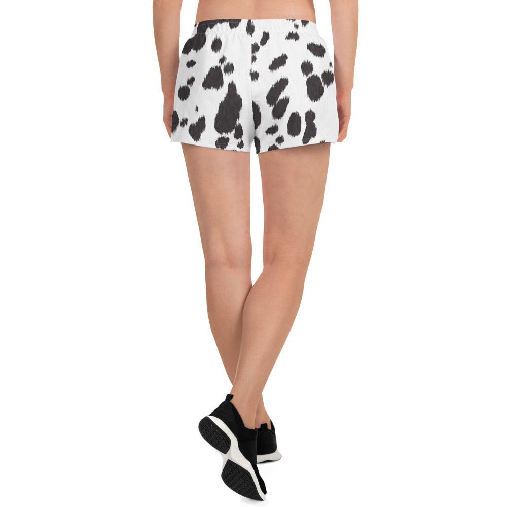 Dalmatian Inspired Unisex Athletic Shorts
