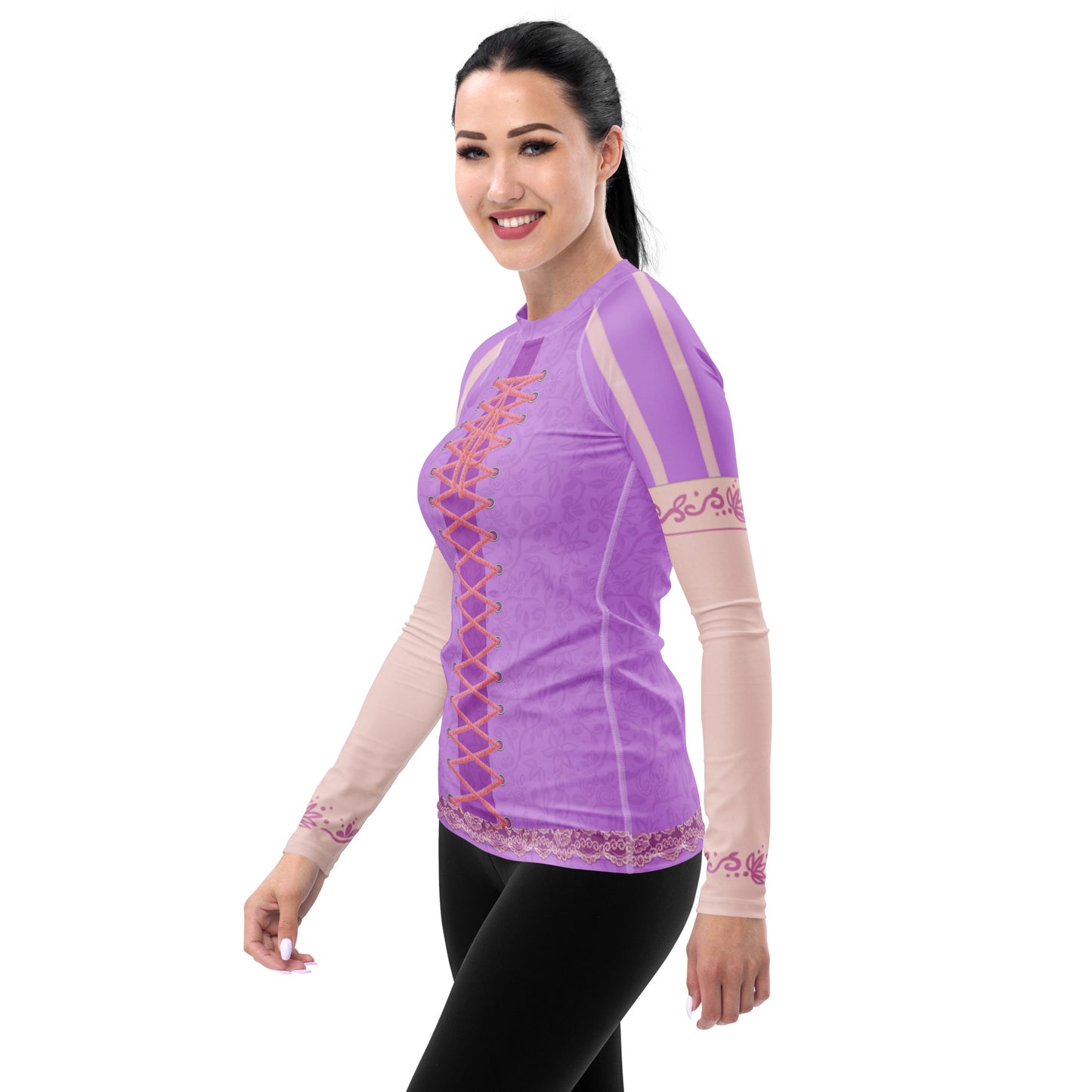 RUSH ORDER: Women's Rapunzel Inspired ATHLETIC Long Sleeve