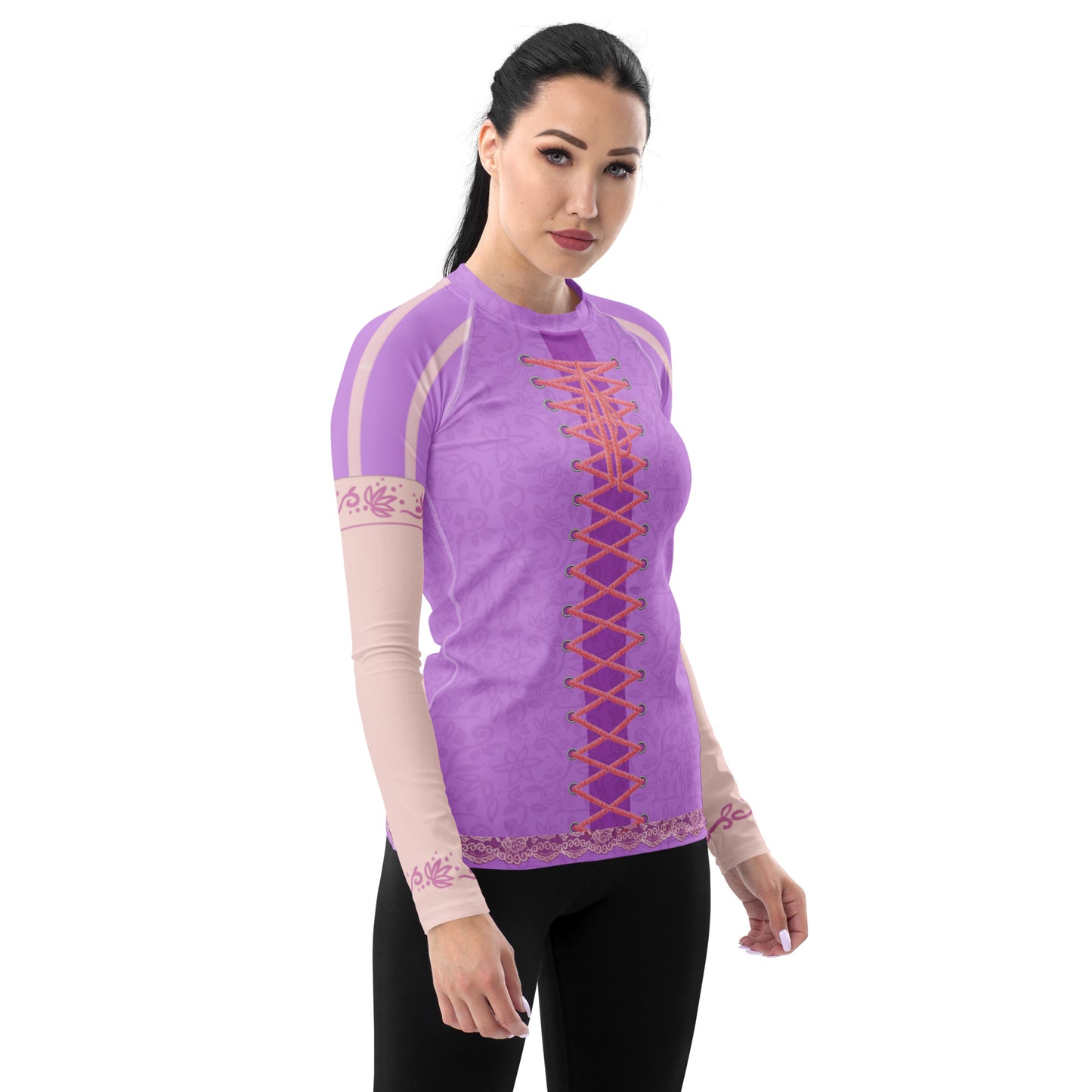 RUSH ORDER: Women's Rapunzel Inspired ATHLETIC Long Sleeve