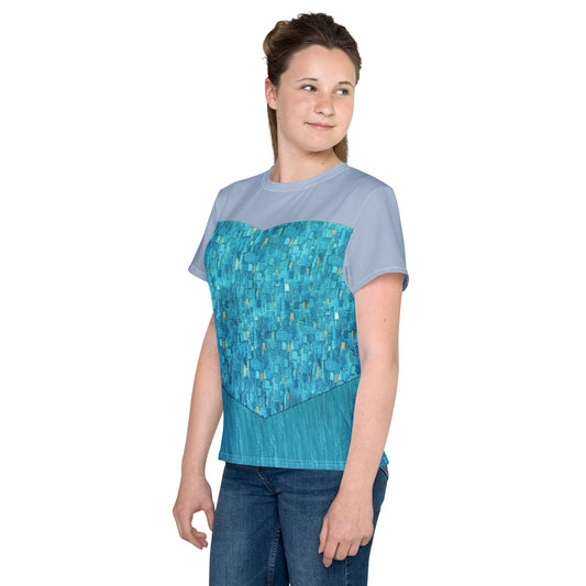 Kid's Elsa Inspired Short Sleeve Shirt
