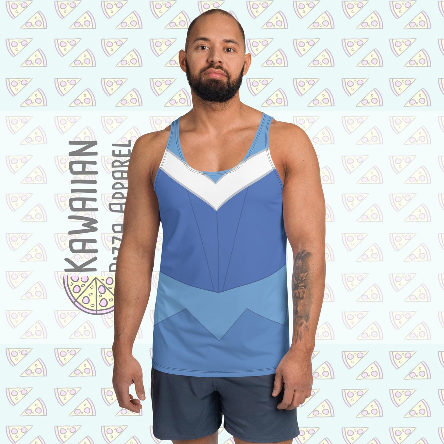 RUSH ORDER: Blue Aurora Inspired Unisex Tank Top