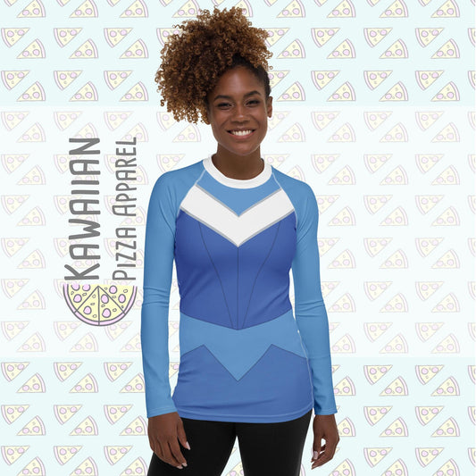 RUSH ORDER: Blue Aurora Inspired ATHLETIC Long Sleeve