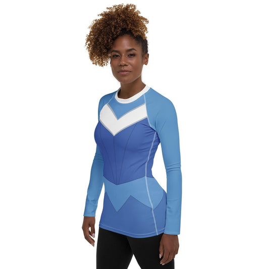 Blue Aurora Inspired ATHLETIC Long Sleeve