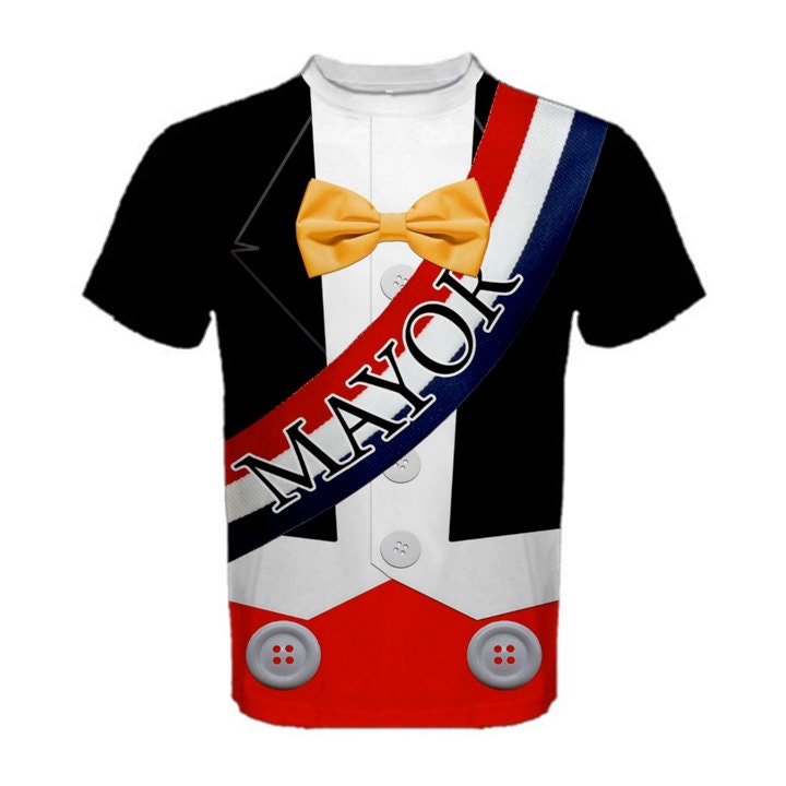 Men's Mayor Mickey Inspired Short Sleeve Shirt