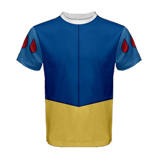 Men's Snow White and the Seven Dwarfs Snow White Inspired ATHLETIC Short Sleeve Shirt