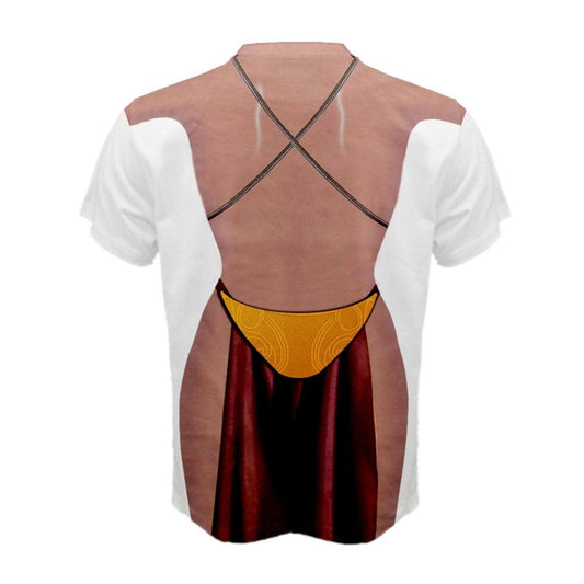 Men's Slave Princess Leia Inspired Short Sleeve Shirt