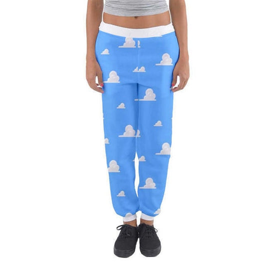 Women's Cloud Wallpaper Inspired Joggers