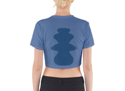 Stitch Inspired Crop Top