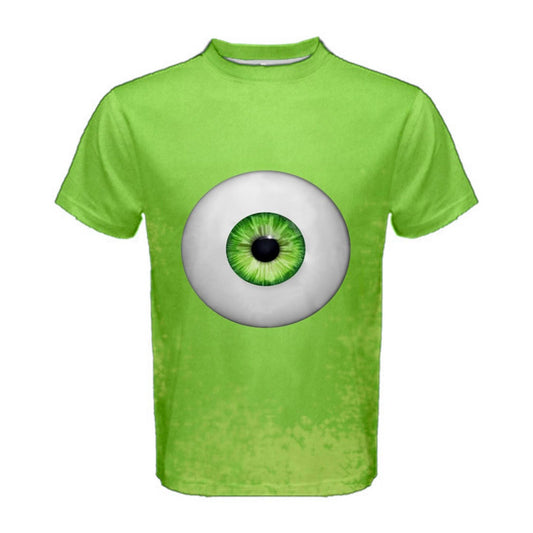 Men's Mike Wazowski Inspired ATHLETIC Short Sleeve Shirt