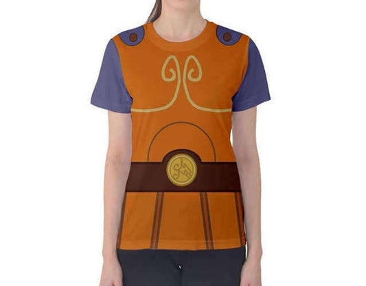 Women's Hercules Inspired Short Sleeve Shirt