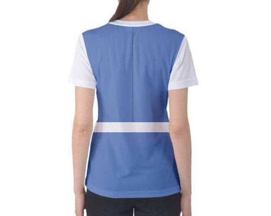 Women's Belle Town Dress Inspired ATHLETIC Short Sleeve Shirt