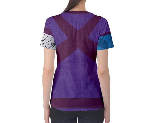 Women's Nebula Inspired ATHLETIC Short Sleeve Shirt