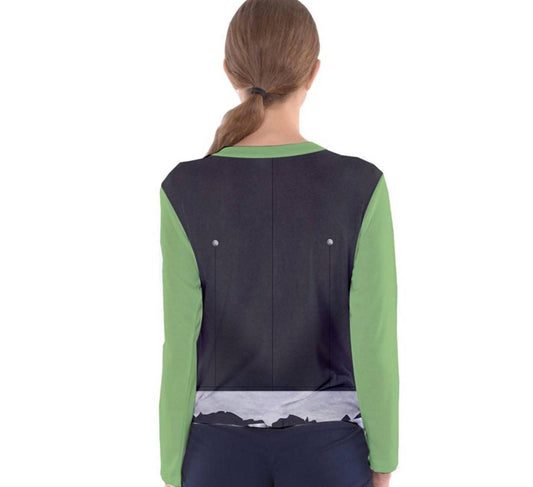 Women's Gamora Vol. 2 Inspired Long Sleeve V-Neck Shirt