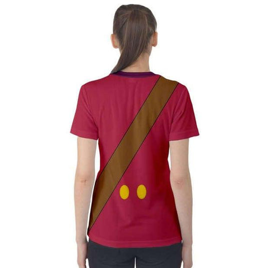 Women's Captain Hook Peter Pan Inspired ATHLETIC Short Sleeve Shirt