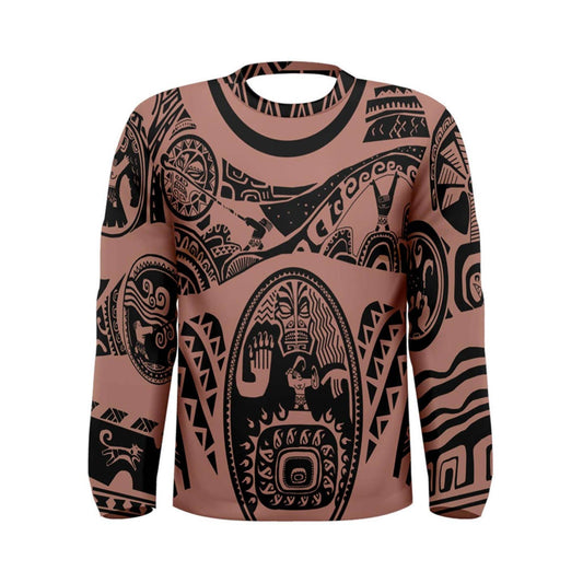 Men's Maui Moana (NO NECKLACE) Inspired Long Sleeve Shirt