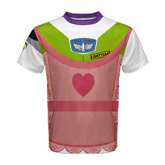 Men's Mrs. Nesbit Buzz Lightyear Inspired Short Sleeve Shirt