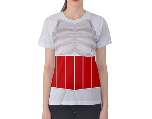 Women's Mary Poppins Inspired Short Sleeve Shirt