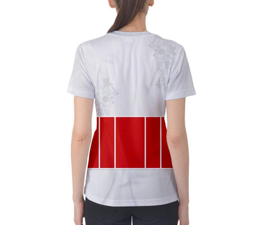 Women's Mary Poppins Inspired Short Sleeve Shirt