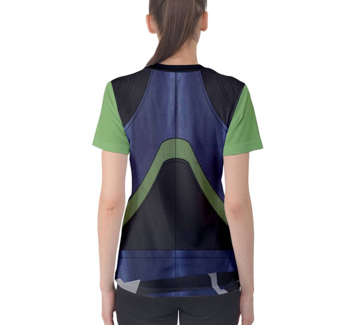 Women's Gamora Inspired ATHLETIC Short Sleeve Shirt