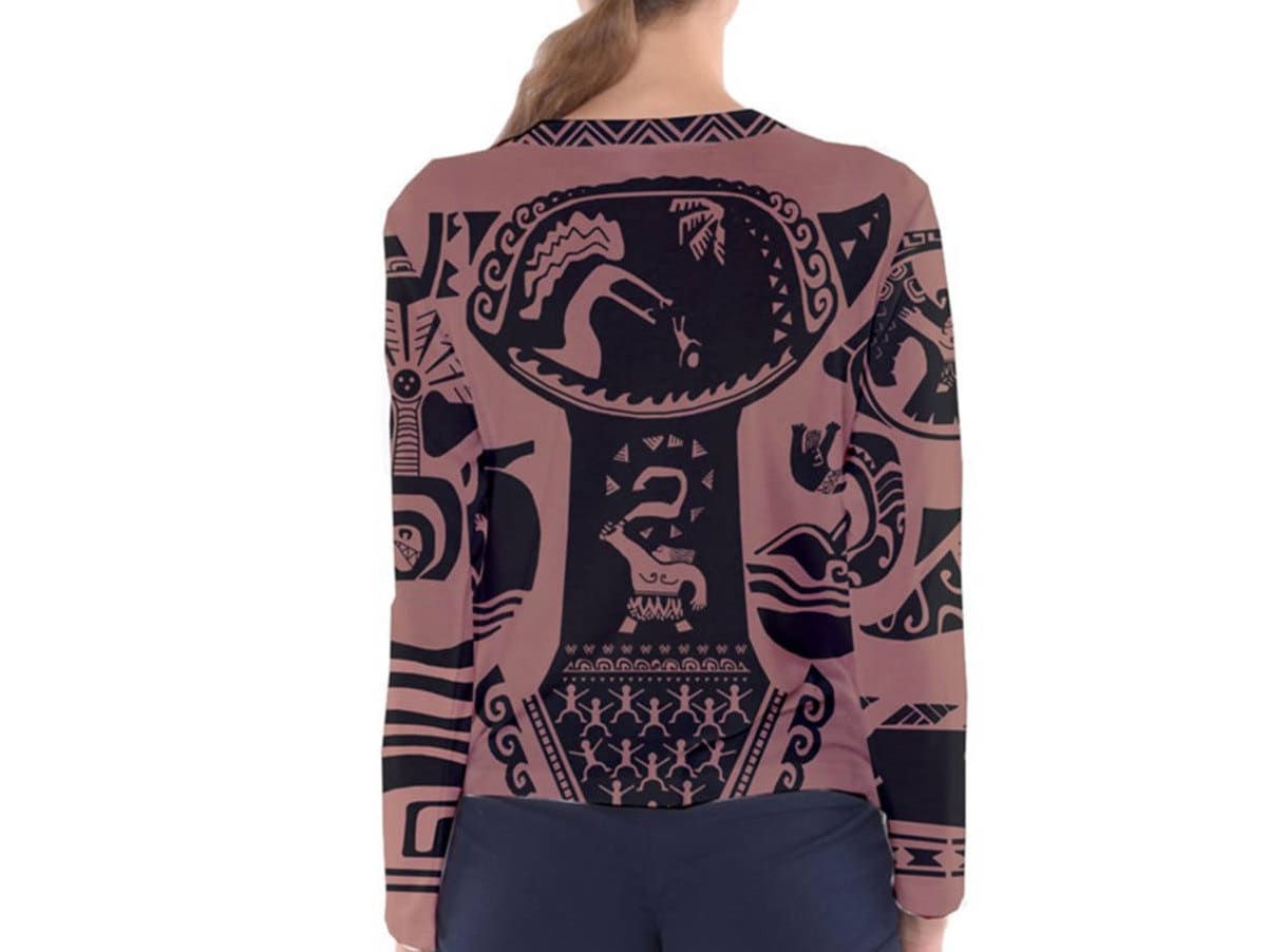 Women's Maui Inspired Long Sleeve V-Neck Shirt