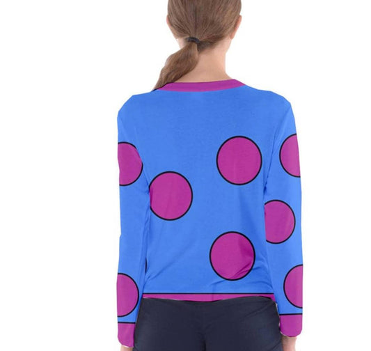 Women's Patti Mayonnaise Doug Inspired Long Sleeve V-Neck Shirt