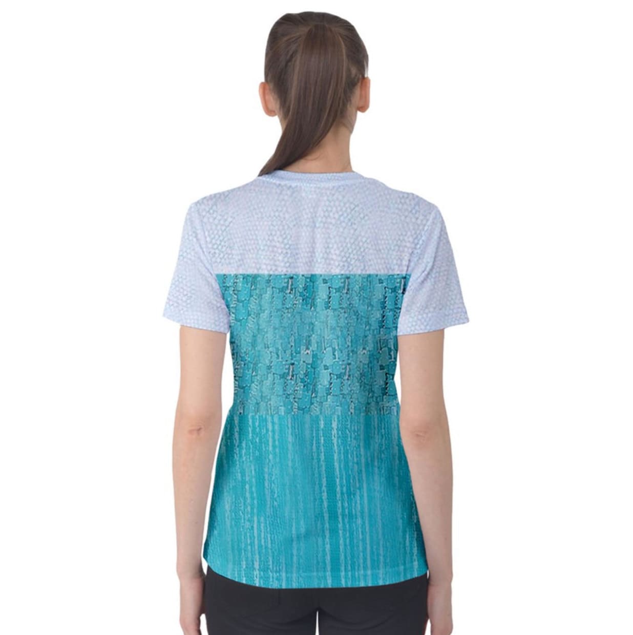 Women's Elsa Inspired Short Sleeve Shirt